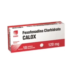 FEXOFENADINA 120MG X 10TAB CALOX