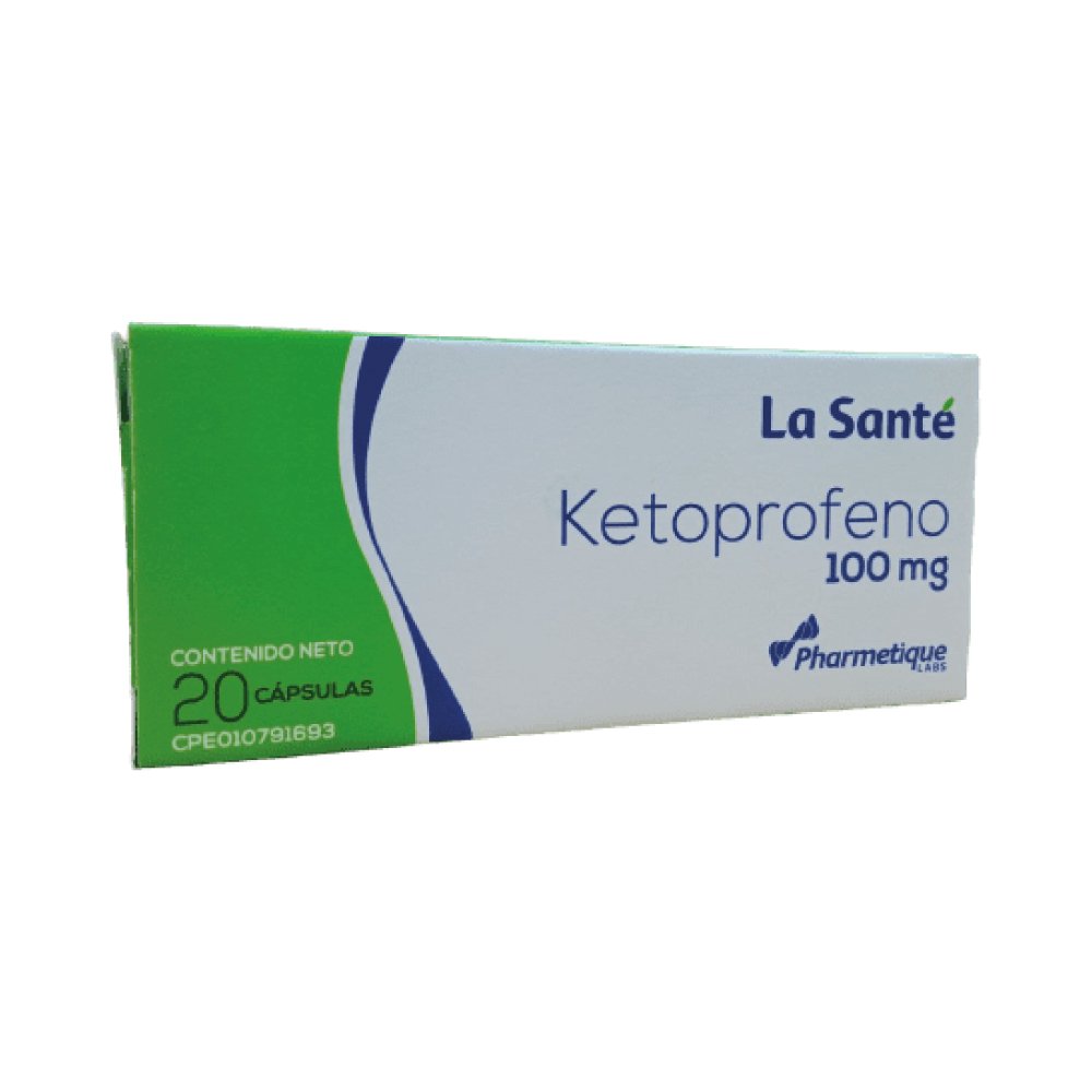 Ketoprofeno KETOPROFENO 100MG X 10TAB LA SANTE - Imagen 1