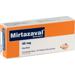MIRTAZAVAL 30 MG X 30 TAB