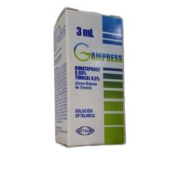 GAMPRESS 0.03/0.5% SOL.OFTALMICA X 3CC