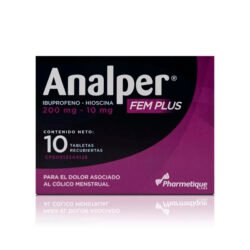 ANALPER FEM PLUS 200/10MG X 10TAB