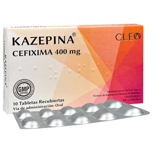 kazepina KAZEPINA 400MG X 10TAB CLEO - Imagen 1