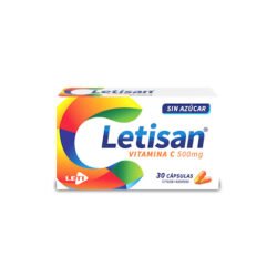 LETISAN VIT C 500MG X 30CAP S/AZUCAR
