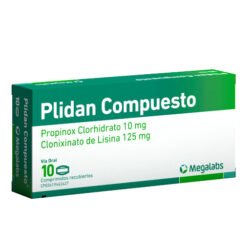 PLIDAN COMP 10 MG X 10 TAB