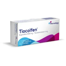 TIOCOLFEN 600MG-4MG X 10 TAB