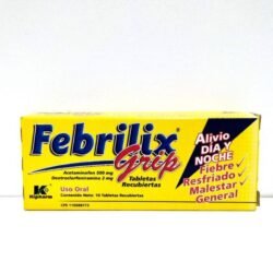 FEBRILIX GRIP 500/2MG X 10TAB