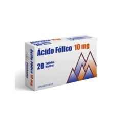 ACIDO FOLICO 10MG X 20TAB PLUSANDEX