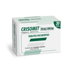 CRISOMET 50/850MG X 30 TAB