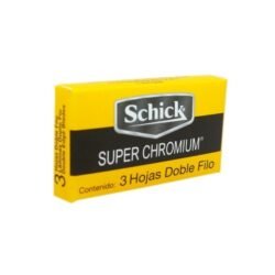 SCHICK SUPER CHROMIUM X 3 HOJAS