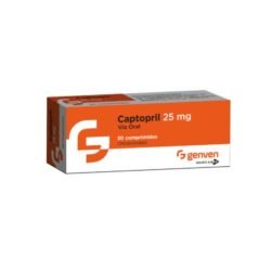 CAPTOPRIL 25MG X 30COMP GENVEN