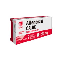 ALBENDAZOL 200MG X 2TAB CALOX