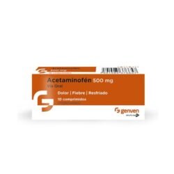ACETAMINOFEN 500MG X 10TAB GENVEN