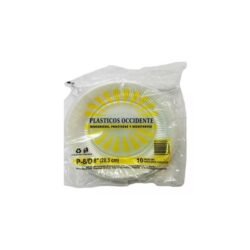 PLATOS PLAST/OCCI 9" X 10 UNID