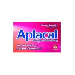 APLACAL 750MG X 10TAB FRAMBUESA