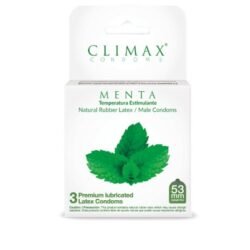 CLIMAX PRESERVATIVOS MENTA X 3