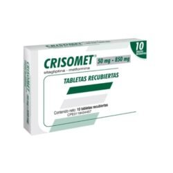 CRISOMET 50/850MG X 10 TAB