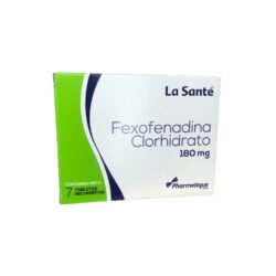 FEXOFENADINA 180MG X 7 TAB LA SANTE