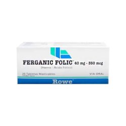 FERGANIC-FOLIC 40 MG X 20 TAB