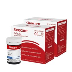 SINOCARE 100TIRAS+100LANCETAS ROJO