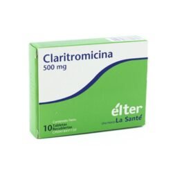 CLARITROMICINA 500MG X 10TAB LA SANTE