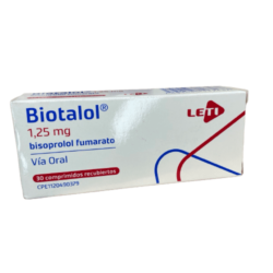 BIOTALOL 1.25MG X 30COMP REC
