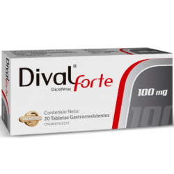 DIVAL FORTE 100MG X 20TAB