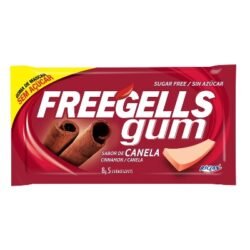 FREEGELLS GUM CANELA 8GR X 5UNID