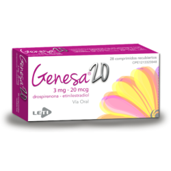 GENESA 20 3MG-20MCG X 28COMP