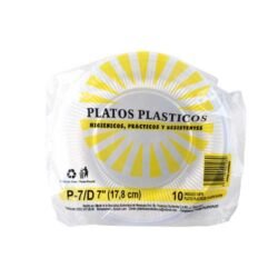 PLATOS PLAST/OCCI 7" X 10 UNID
