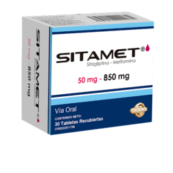 SITAMET 50/850MG X 30TAB