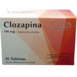 CLOZAPINA 100MG X 30TAB CLEO