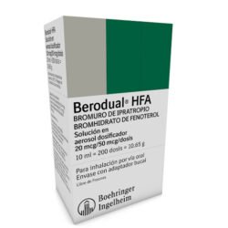 BERODUAL HFA 20MCG/200 DOSIS