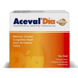 ACEVAL DIA 650/20/2MG X 8TAB
