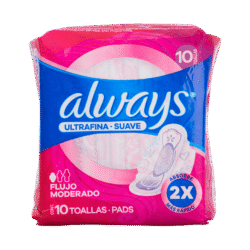 ALWAYS TOA ULT/FIN 2X SUAVE X 10UND