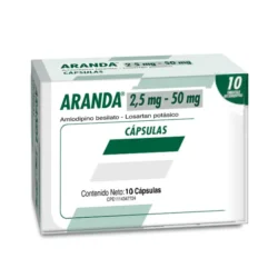 ARANDA 2.5/50 MG X 10 CAP