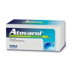 ATOVAROL 40 MG X 14 CAP