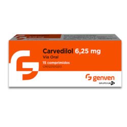 CARVEDILOL 6.25MG X 20TAB GENVEN