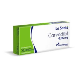 CARVEDILOL 6.25MG X 30TAB LA SANTE