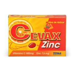CEVAX ZINC 500/7.5 MG X 15 CAP