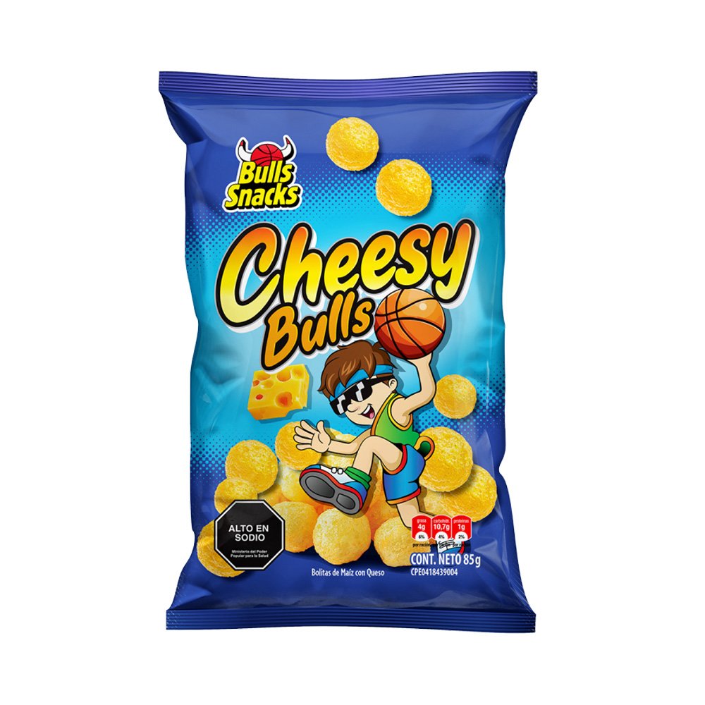 CHEESY BULLS X 85GR