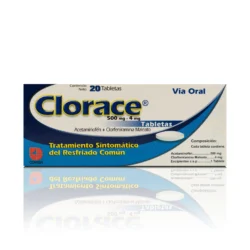 CLORACE 500/4MG X 20TAB