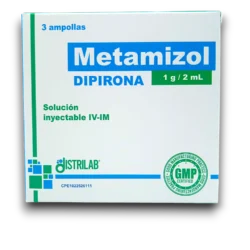 DIPIRONA 1GR/2ML X 3AMP IM/IV DISTRILAB