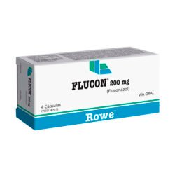 FLUCON 200 MG X 4 CAP
