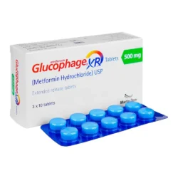 GLUCOPHAGE XR 500MG X 30TAB