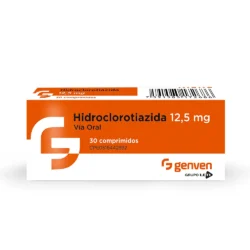 HIDROCLOROTIAZIDA 12.5MGX30 GENVEN