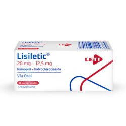 LISILETIC 20/12.5 MG X 10 TAB