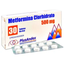 METFORMINA 500MG X 30TAB PLUSANDEX