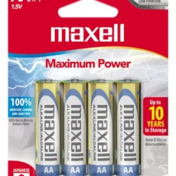 PILA MAXELL ALCALINA AA X 4 UND