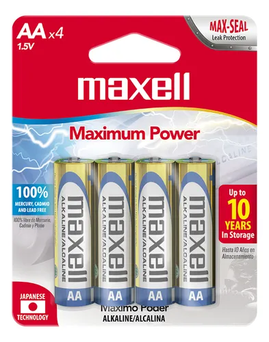 PILA MAXELL ALCALINA AA X 4 UND