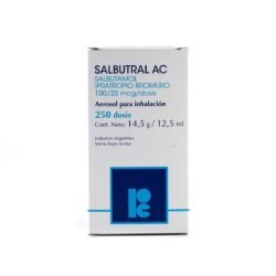 SALBUTRAL AC 14.5G/12.5G X 250DOSIS